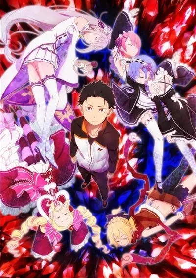 Постер аниме Re:Zero. Жизнь с нуля в альтернативном мире