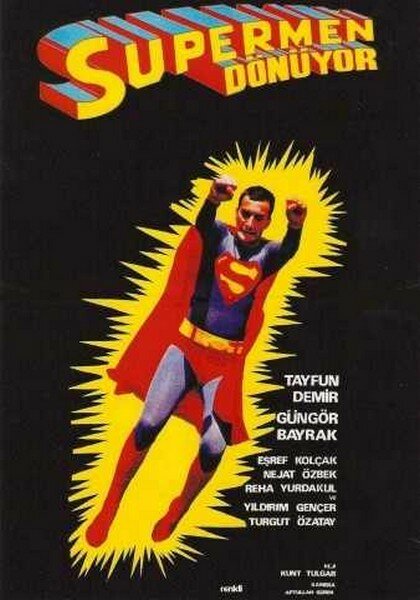 Постер аниме Супермен по-турецки